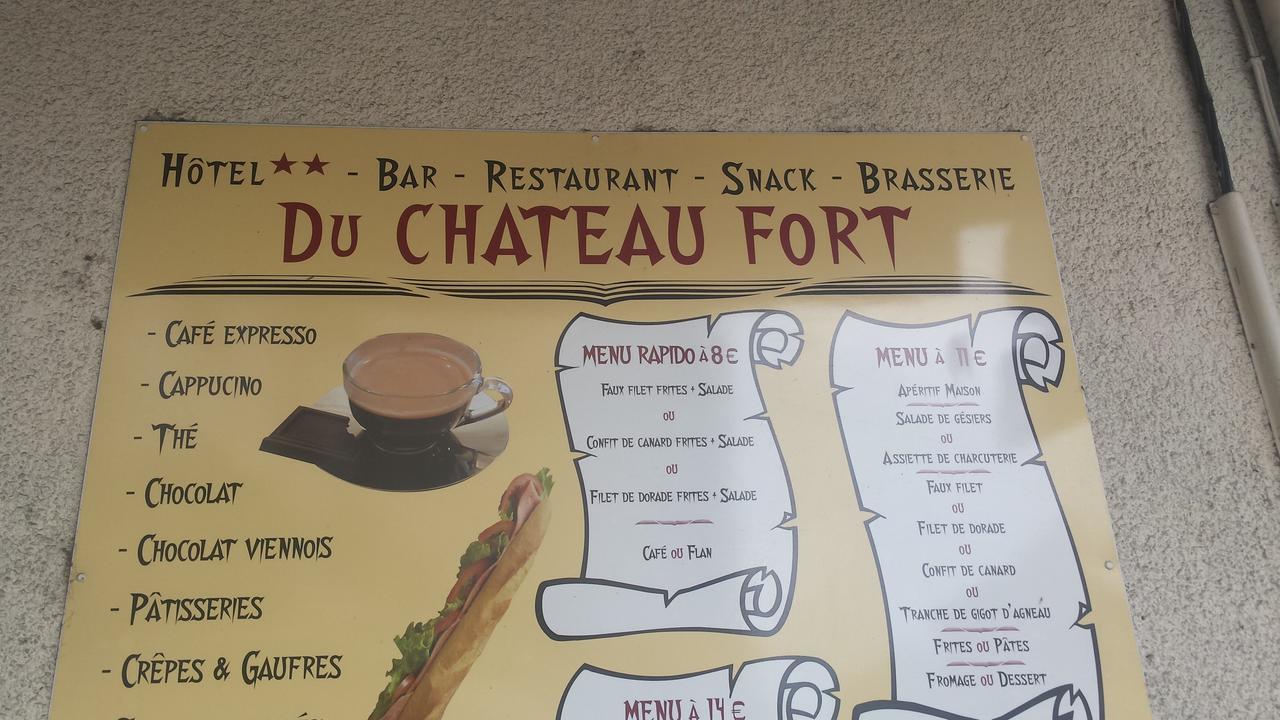 Hotel Du Chateau Fort Lourdes Exterior foto